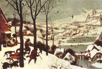 BRUEGEL, Pieter the Elder The Hunters in the Snwo (mk08)